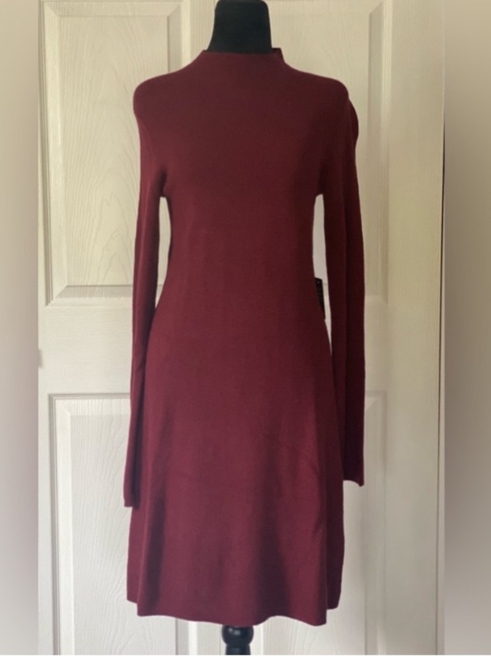 Express Bell Sleeve Mock Neck Sweater Dress